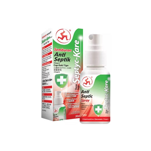 3 Legs Septyc-Kare Antiseptic Spray 30mL