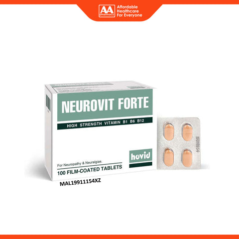 Hovid Neurovit Forte Film-Coated Tablet 10x10's