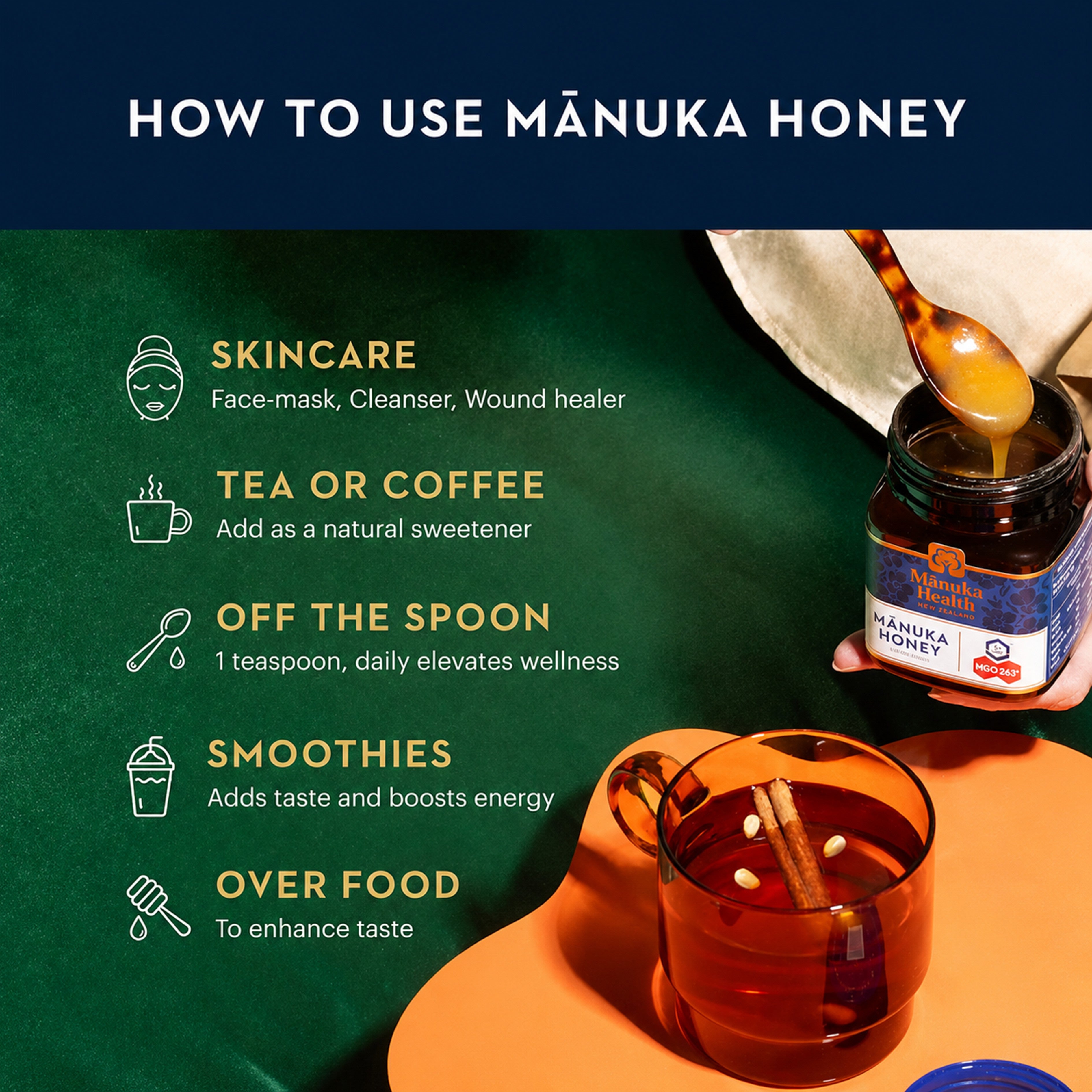 Mānuka Health New Zealand Mānuka Honey UMF 13+ MGO 400+ 250g