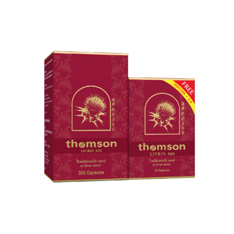 Thomson Livrin 300 Capsule 300's FOC 30's (Liver Tonic)