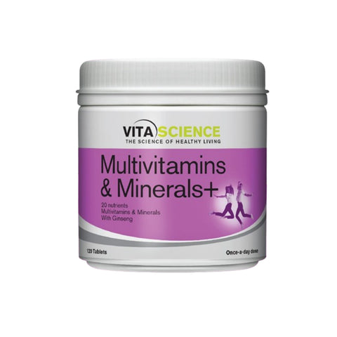 VitaScience Multivitamins and Minerals+ Tablet 120's