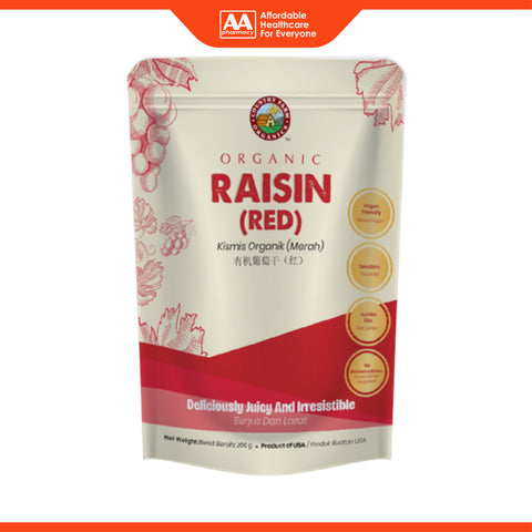 Country Farm Organic Jumbo Red Seedless Raisins 200g