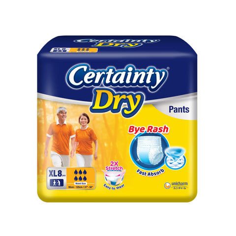 Certainty Dry Adult Pants Size XL 8's (95-125cm / 37-50 inches)
