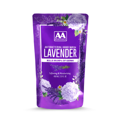 AA Antibacterial Hand Wash Refill (Lavender) 450mL