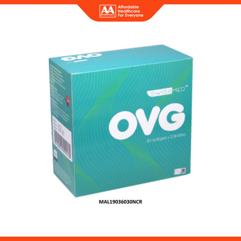 Swissmed OVG (Algae Oil TG Omega-3) Vegetable Softgel 2x30's