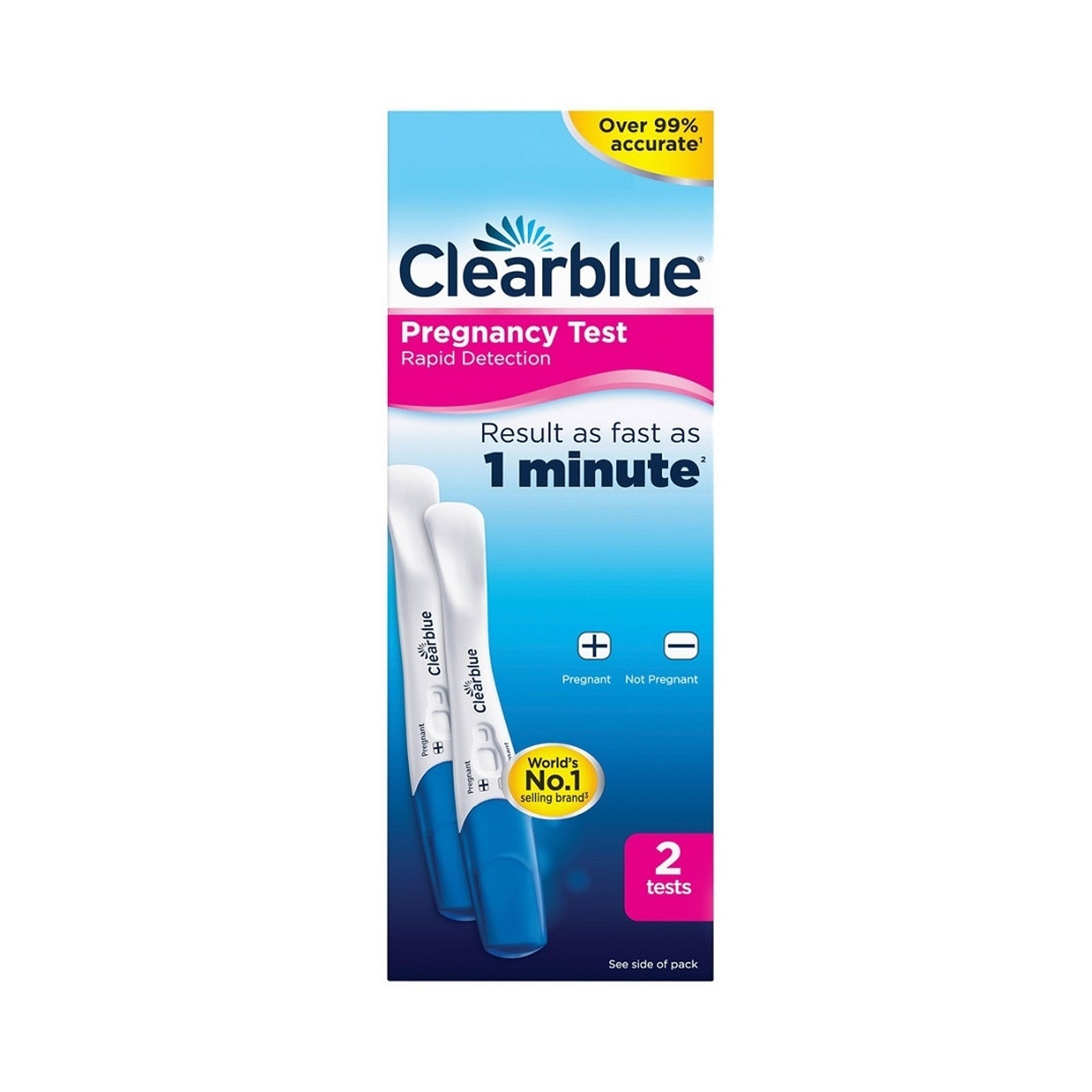Clearblue Rapid Detection Pregnancy Test 2's