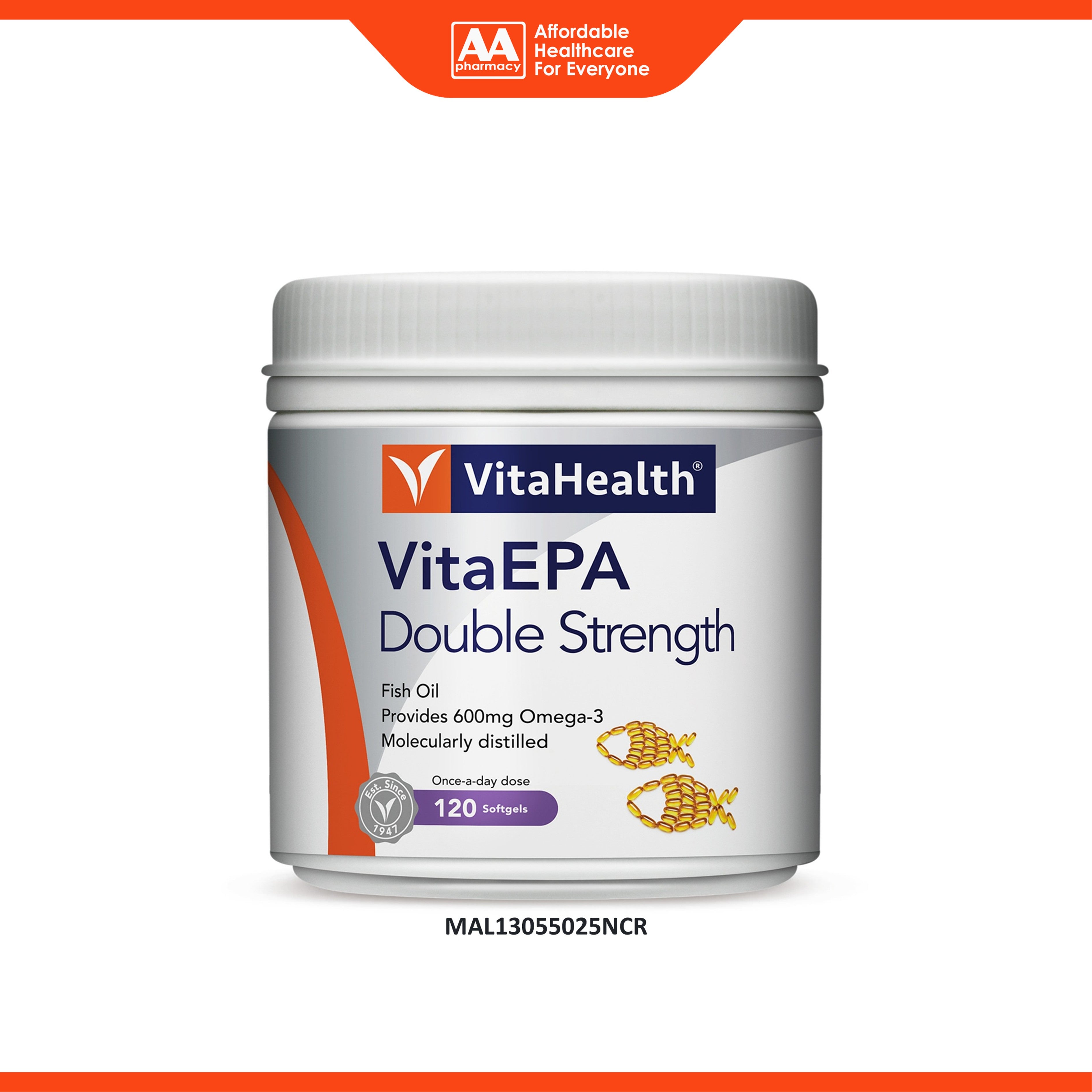 VitaHealth VitaEPA Double Strength Fish Oil Softgel 120's