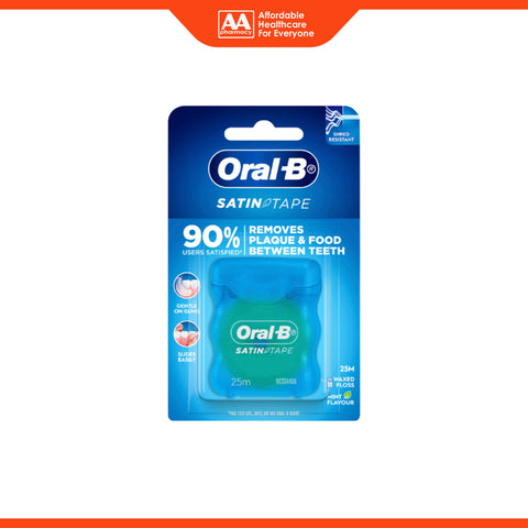 Oral-B Satin Tape Waxed Floss 25m 1's