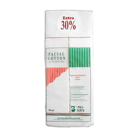 Pan-Mate Facial Cotton (For Sensitive Skin) 160's