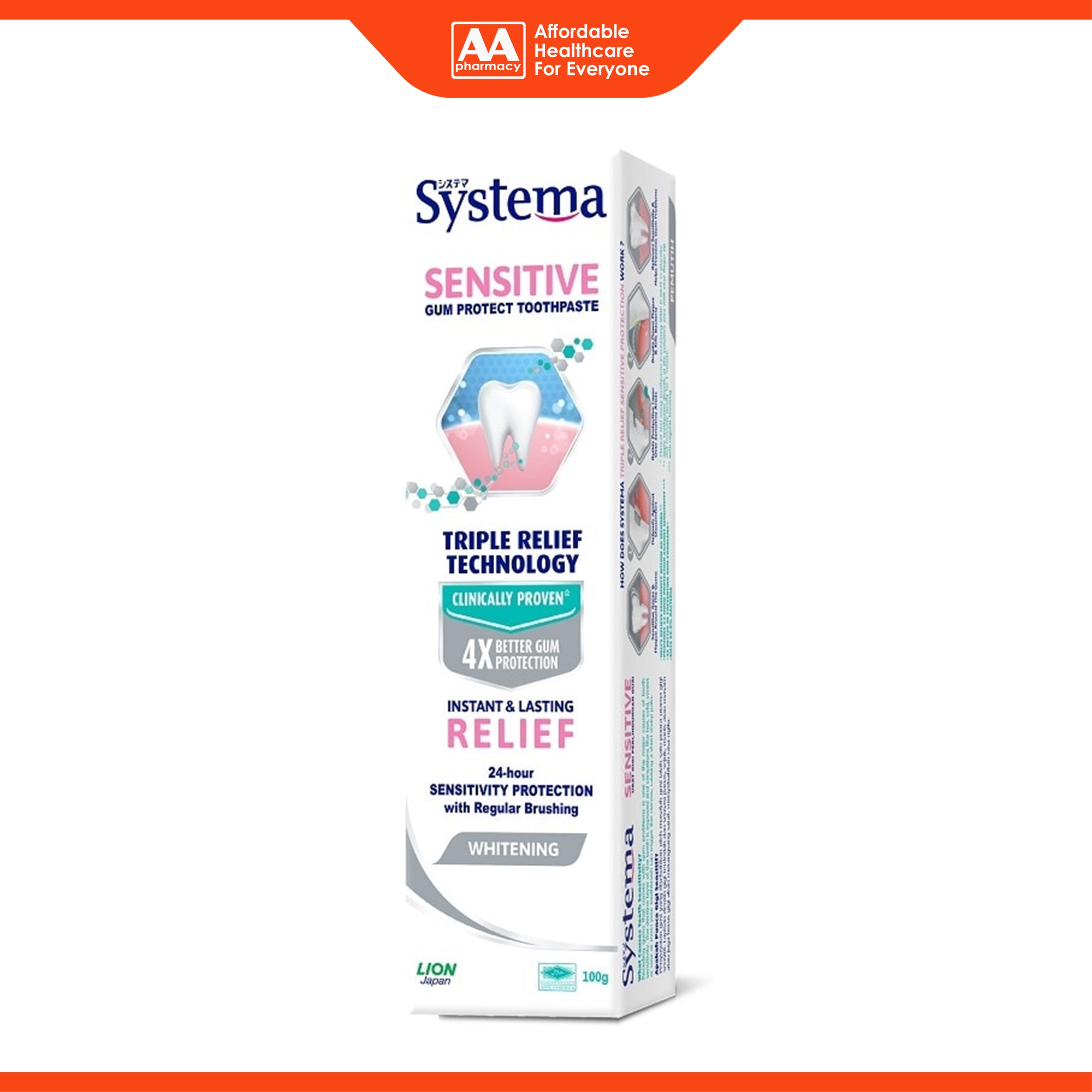 Systema Sensitive Gum Protect Toothpaste (Whitening) 100g