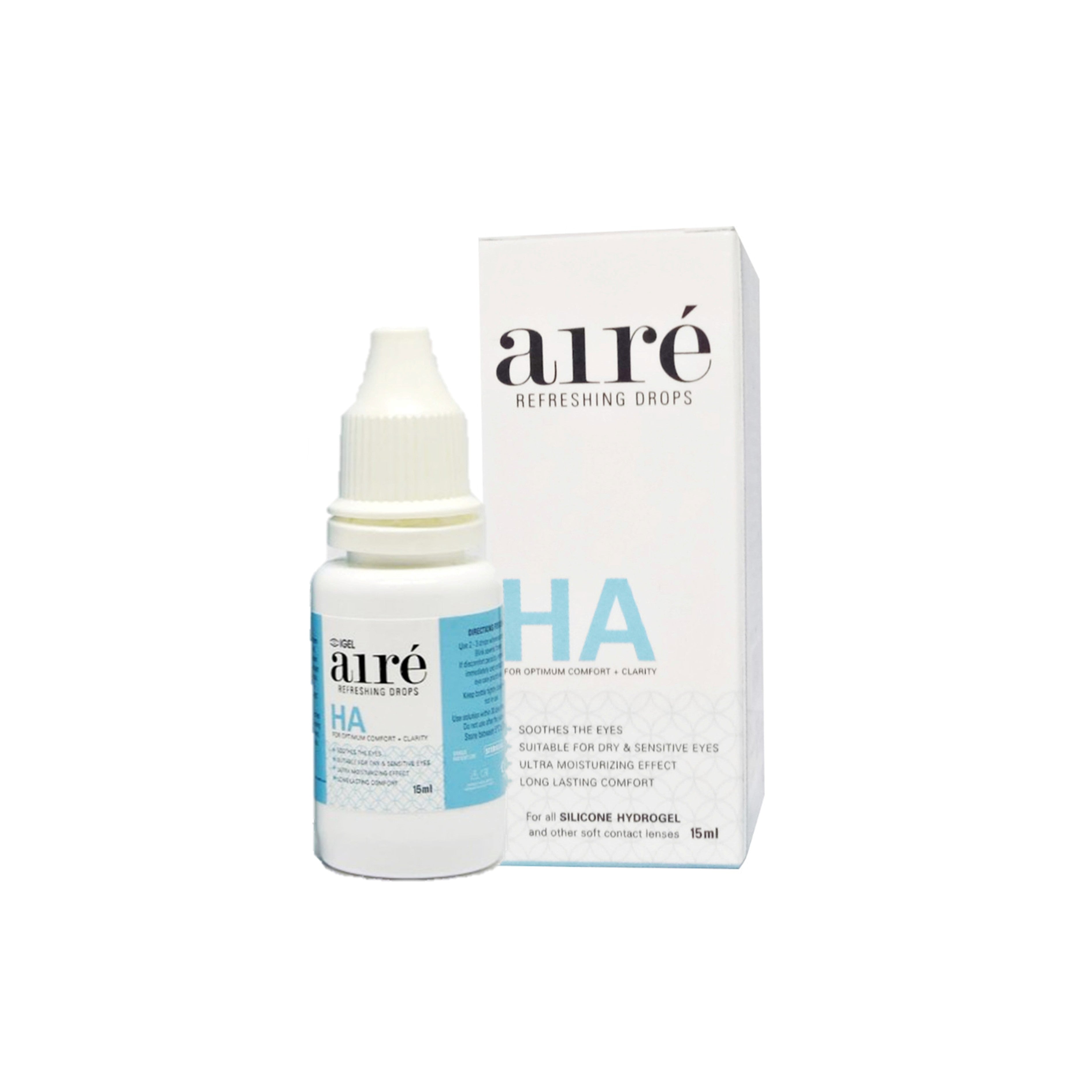 Igel Airé Refreshing Eye Drop 15mL (For Optimum Comfort & Clarity)