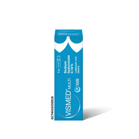 Vismed Multi (Sodium Hyaluronate 0.18%) Lubricant Eye Drops 10mL