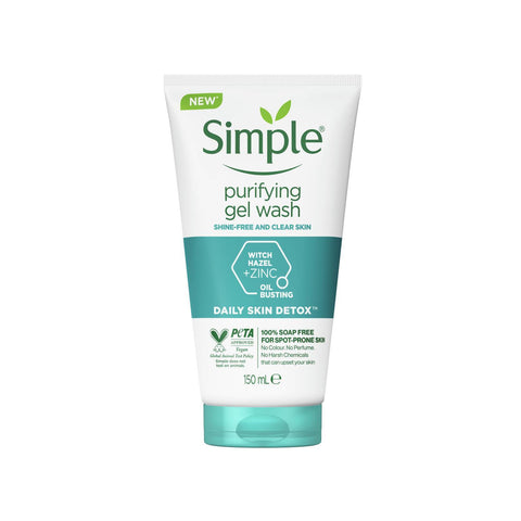 Simple Daily Skin Detox Purifying Facial Gel Wash 150mL