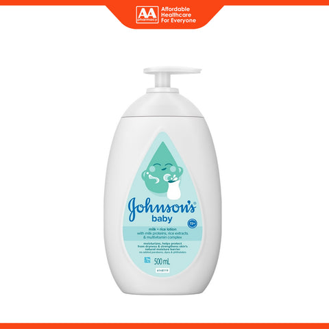 Johnson's Baby Milk + Rice Lotion 500mL