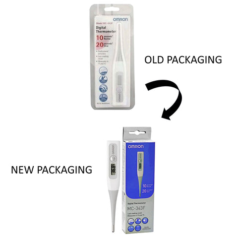 Omron Flexible Tip Digital Thermometer (Model: MC-343F) [1 Year Warranty]
