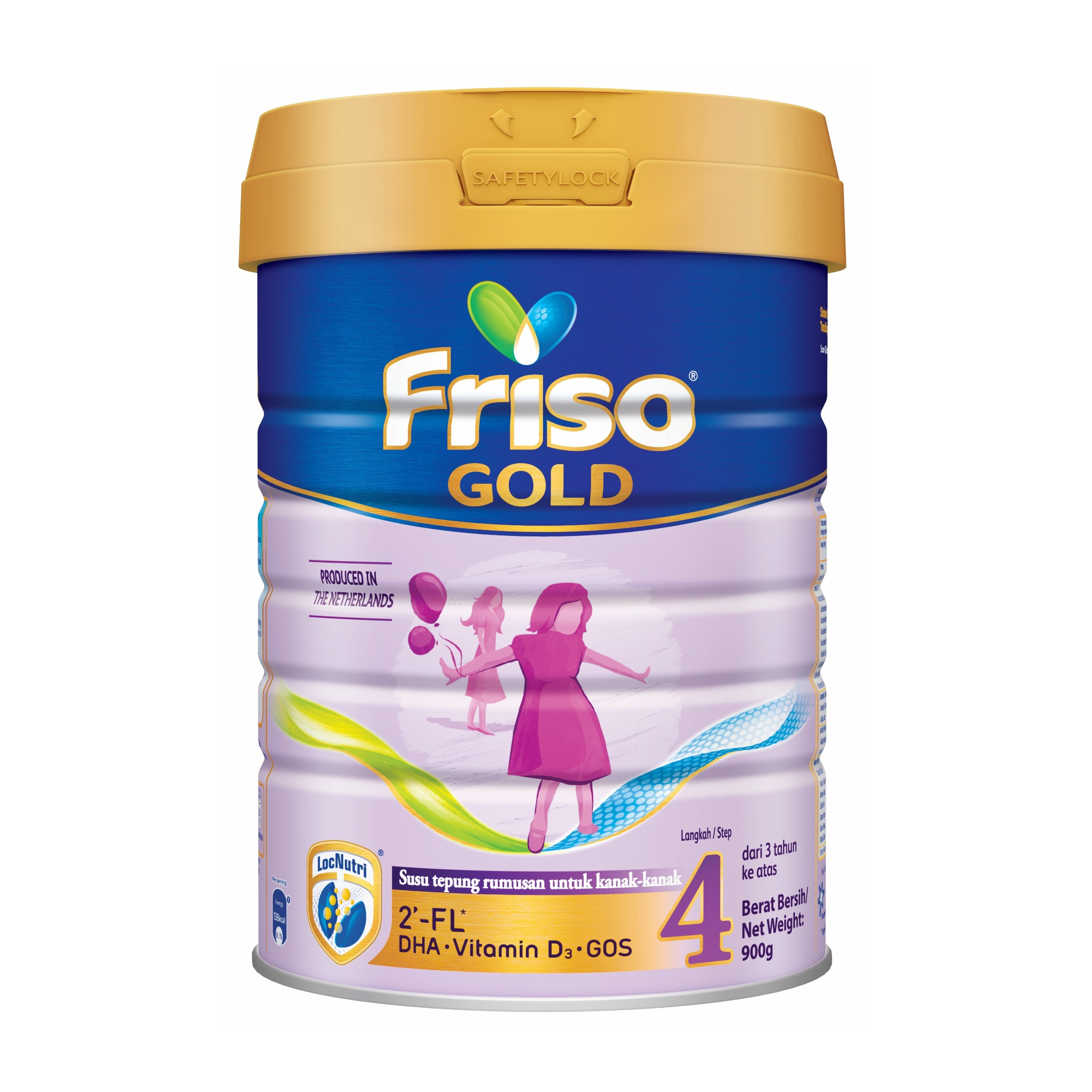 Friso Gold Toddler's Nutrition Milk Formula Step 4 900g (For Children 3 Years and Above)