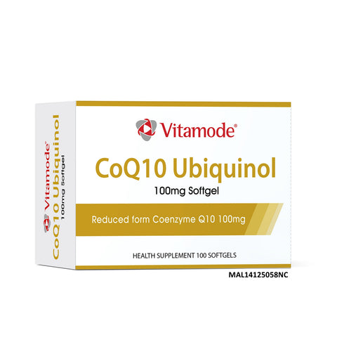 Vitamode CoQ10 Ubiquinol 100mg Softgel 10x10's