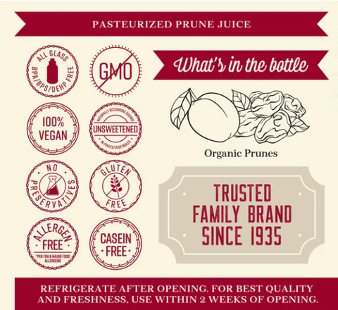 Lakewood Organic Pure Prune Juice 946mL