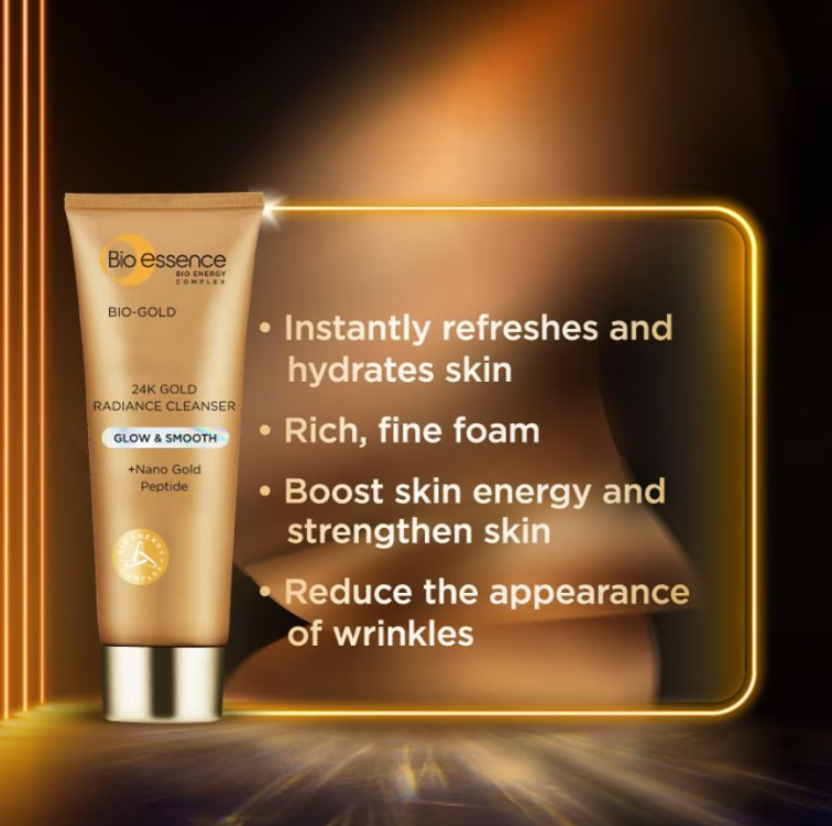 Bio essence Bio-Gold 24K Gold Radiance Cleanser 100g