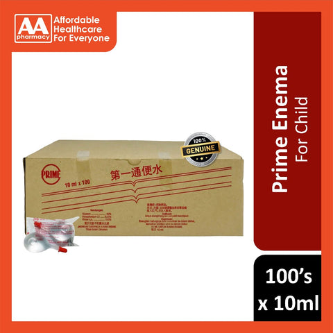 Prime Enema 10mL - 100's