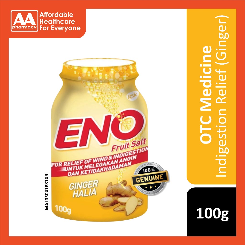 ENO Fruit Salt Ginger 100g