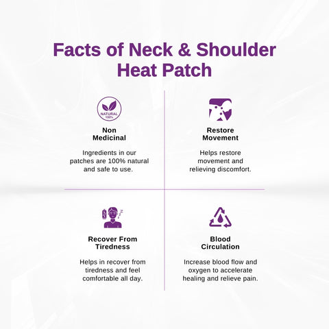 LPM Neck and Shoulder Pain Relief Heat Patch 2's