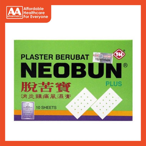 Neobun Plus Medicated Plaster 10's