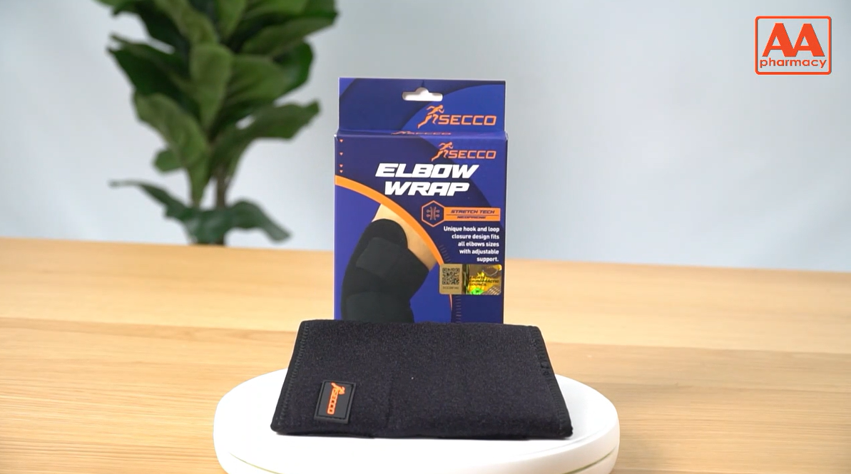 Load video: Secco Elbow Wrap (One Size Fits All)