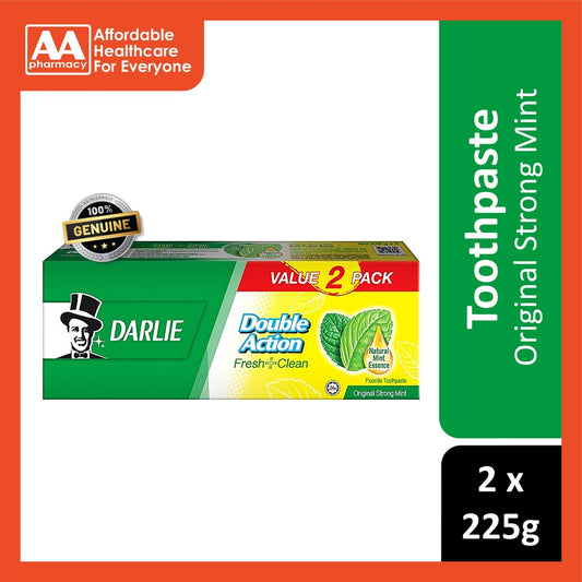 Darlie Double Action Fresh & Clean Toothpaste Twin Pack 225gx2