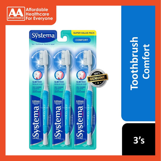 Systema Toothbrush Comfort 3 pcs (Super Value Pack)