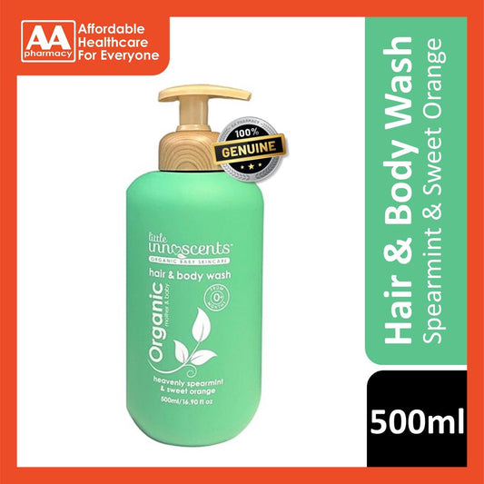 [CLEARANCE] [EXP:05/2024] Little Innoscents Spearmint Hair & Body Wash (Pump Bottle) 500mL