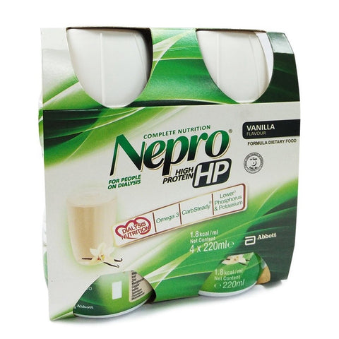 Abbott Nepro HP Complete Nutrition For Dialysis Patient (220mL X 4's)