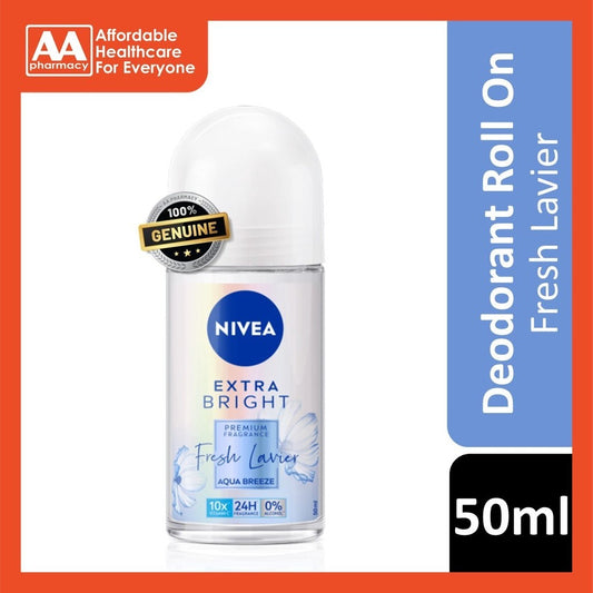 Nivea Female Extra Bright Fresh Lavier Deodorant Roll on 50mL