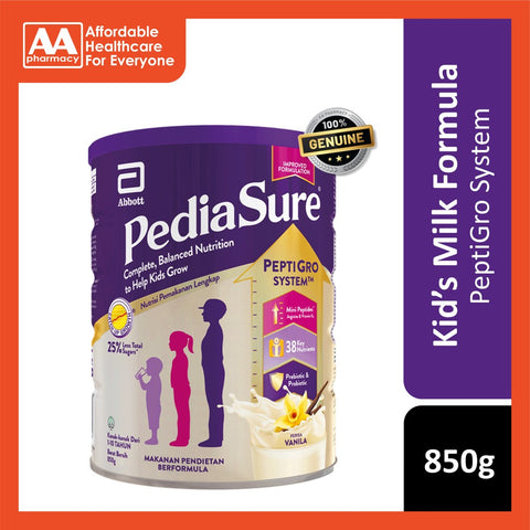 PediaSure Complete, Balanced Nutrition (Vanilla) 850g (For Children 1-10 Years)