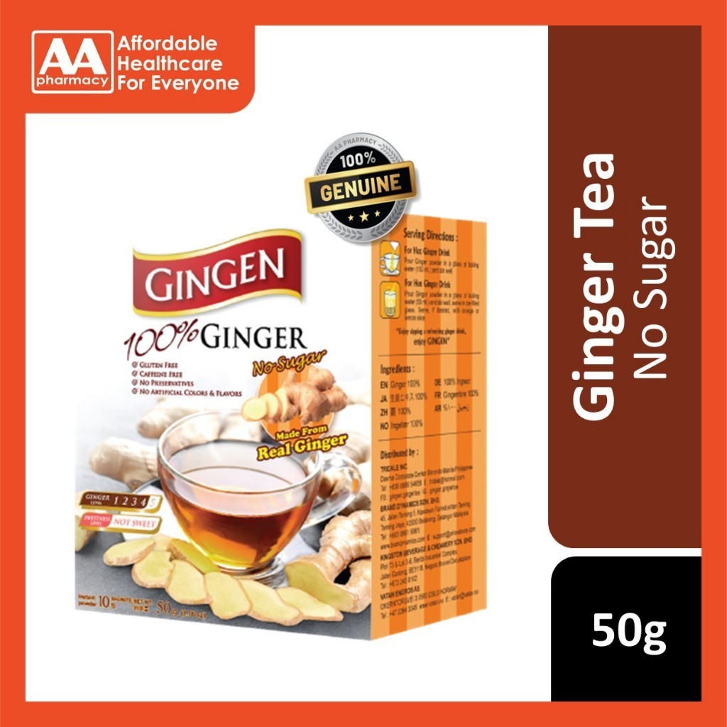 Gingen Instant Ginger No Sugar 50g – AA Pharmacy