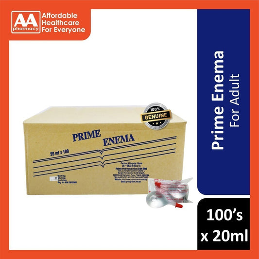 Prime Enema 20mL - 100's