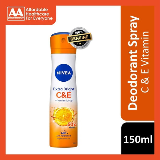 Nivea Deodorant Female Extra Bright C&E Vitamin Spray 150mL