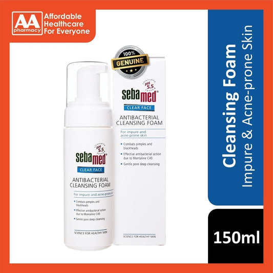 Sebamed Clear Face Antibacterial Cleansing Foam 150mL