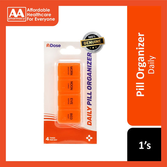 A-Dose Daily Pill Organizer (4 Compartments) 1's