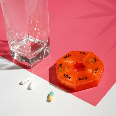 A-Dose Round Weekly Pill Organizer (7 Compartments) 1's