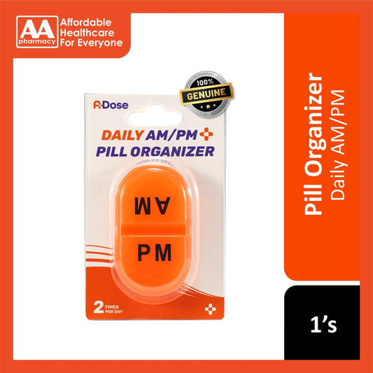 A-Dose Daily AM/PM Pill Organizer (2 Compartments) 1's
