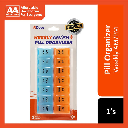 A-Dose Weekly AM/PM Pill Organizer (14 Compartments) 1's