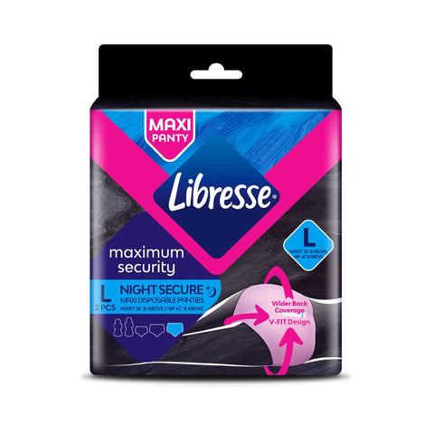 Libresse Maxi Disposable Panties (Size L, Hip 42 and Above) 2's