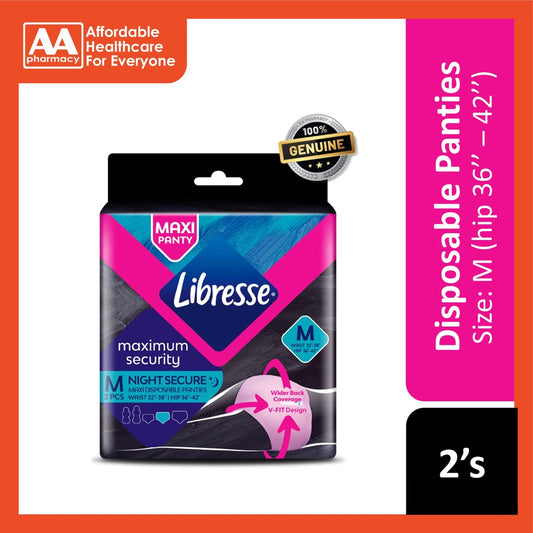 Libresse Maxi Disposable Panties (Size M, Hip 36- 42) 2's