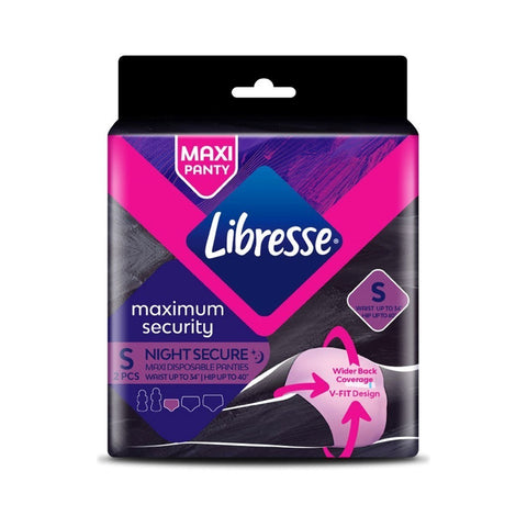 Libresse Maxi Disposable Panties (Size S, Hip up to 40") 2's