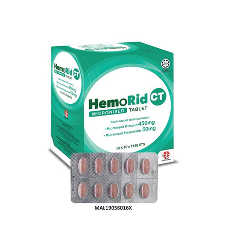 Hemo Rid CT Micronised Tablet 10x10's
