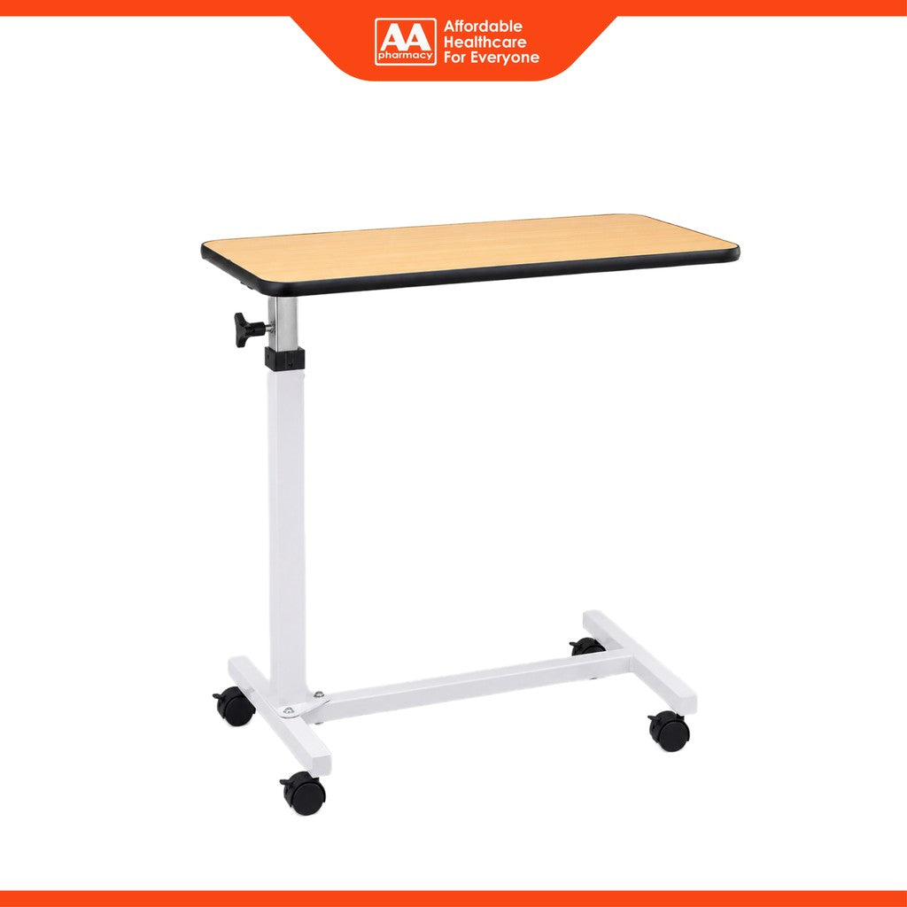 Movease Height Adjustable Hospital Overbed Table