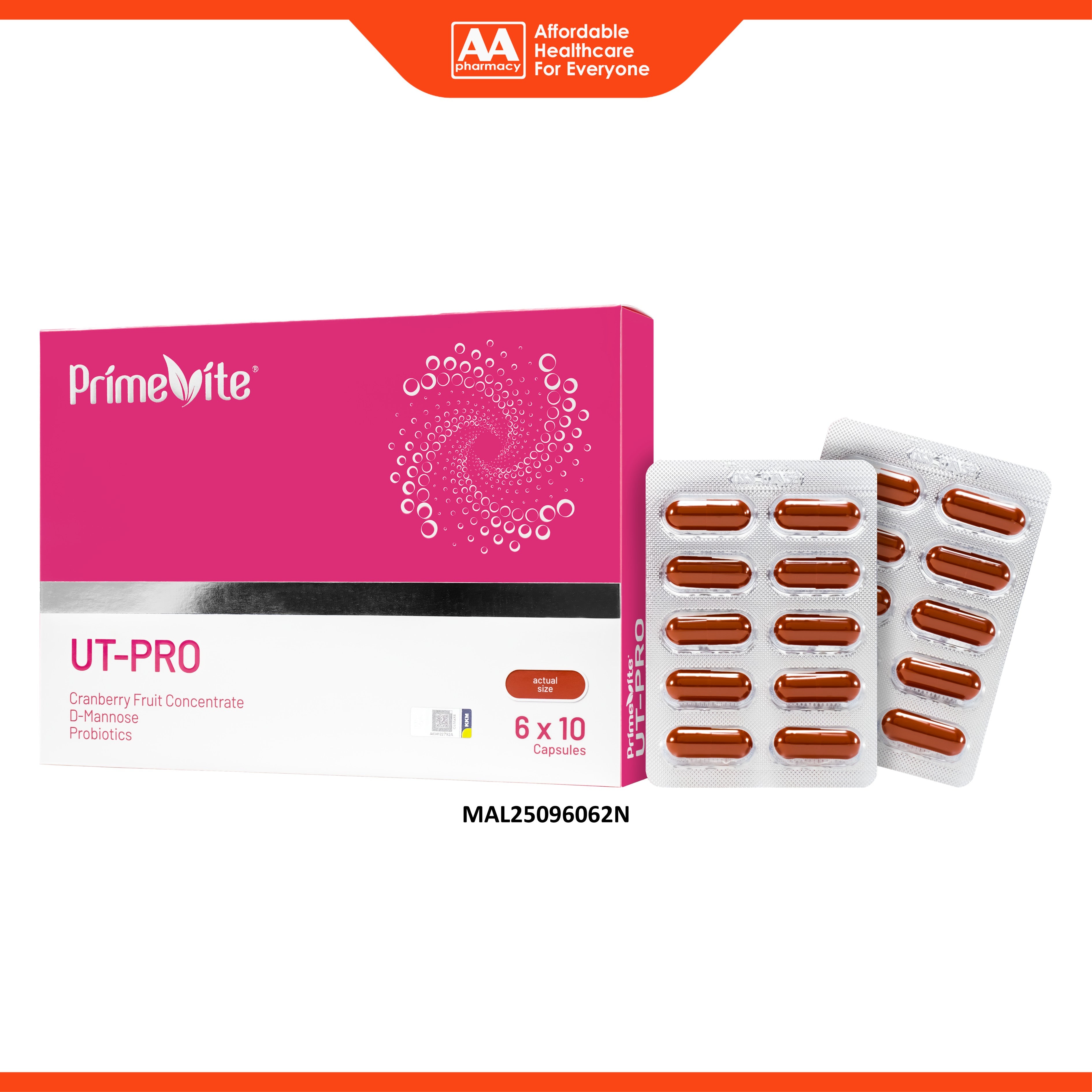 PrimeVite UT-Pro Capsule 6x10's