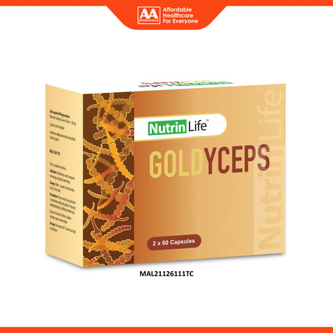 NutrinLife Goldyceps Capsule 2x60's