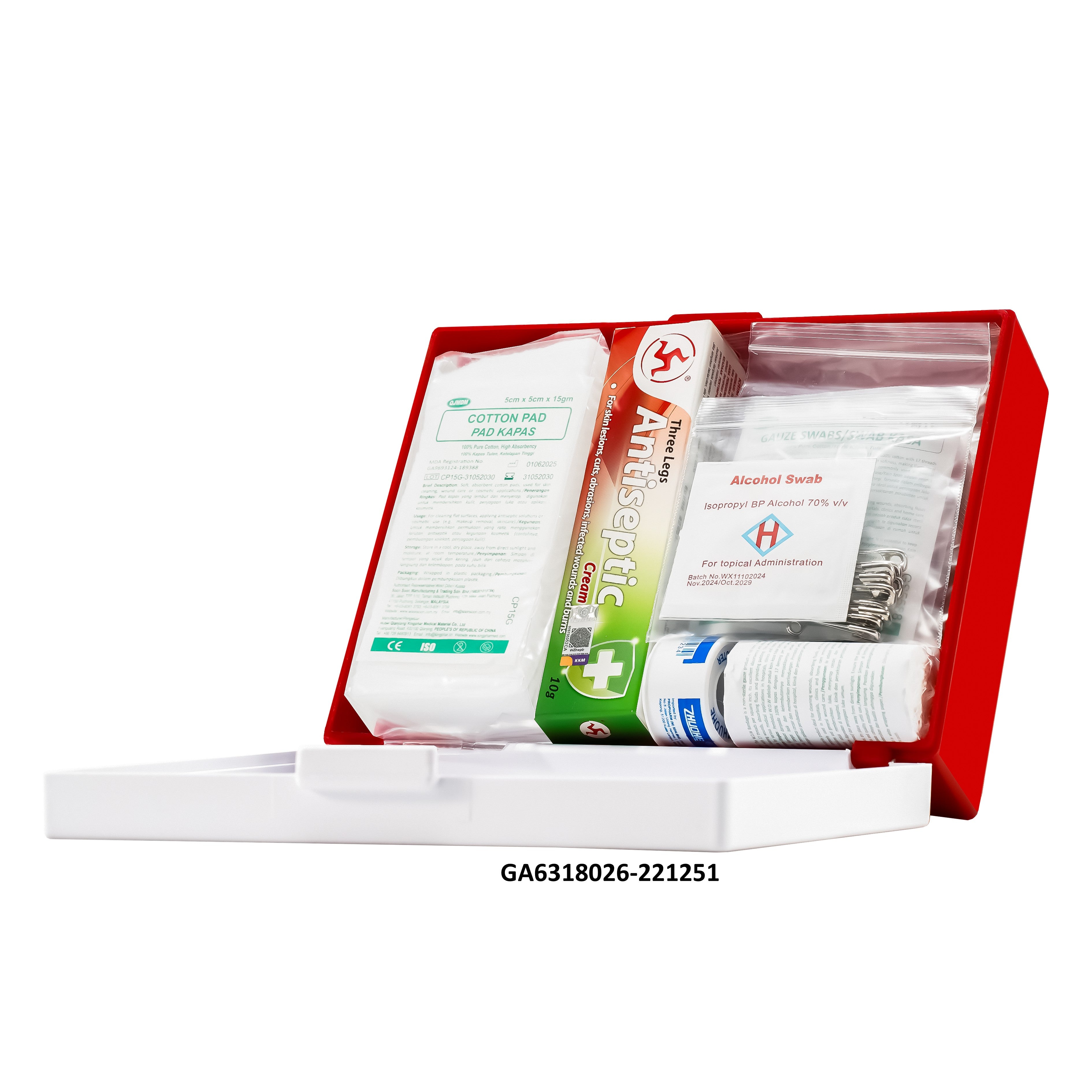 AA Equipped ABS First Aid Kit - Small